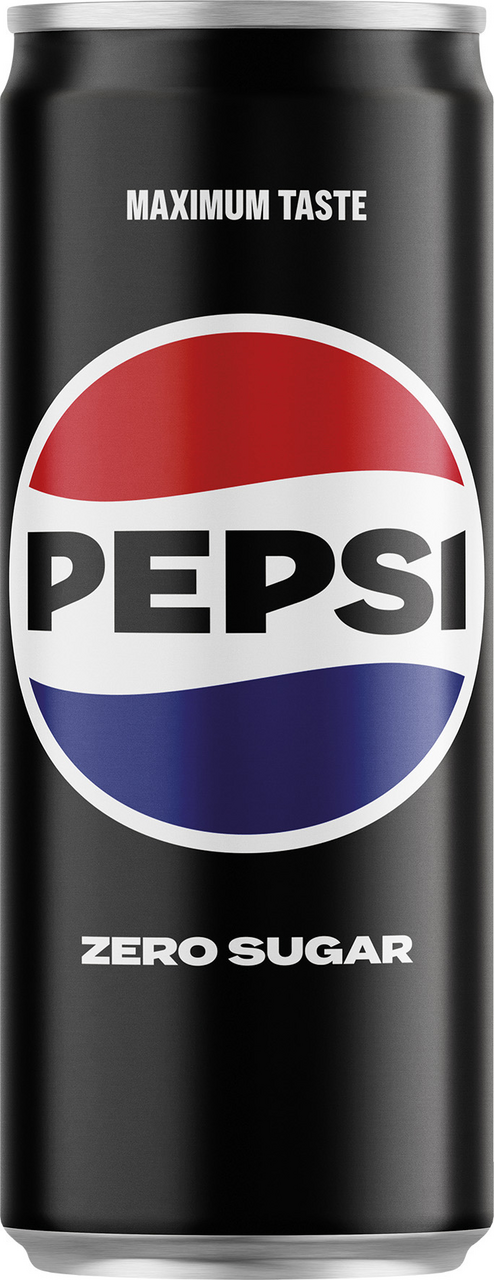 PEPSI Cola Zero Sugar 330 ml plech