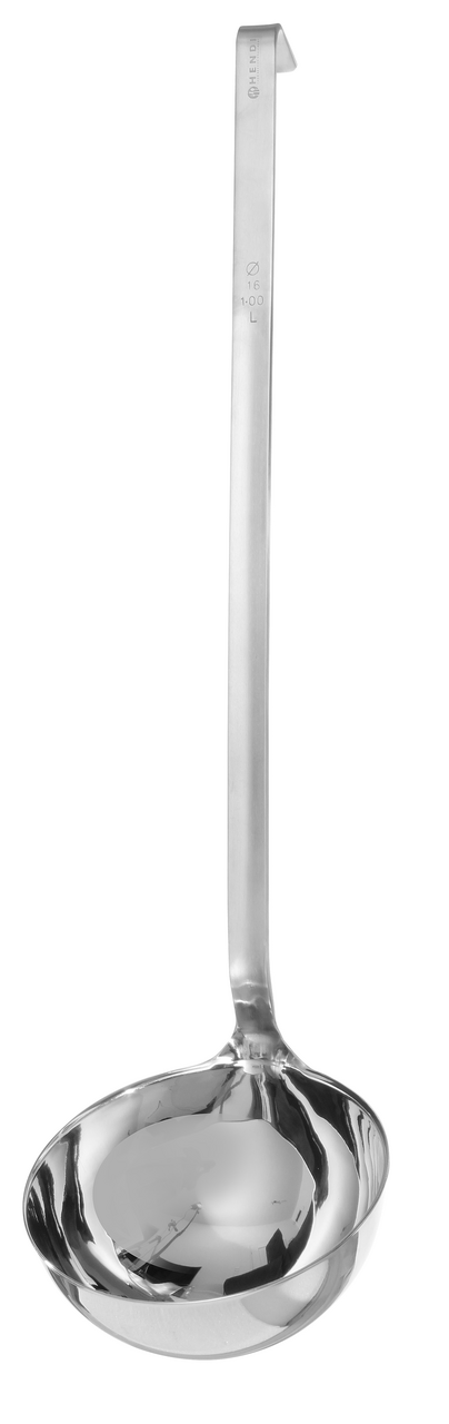 HENDI Naběračka 1 l 16,5 cm monoblok nerez 1 ks