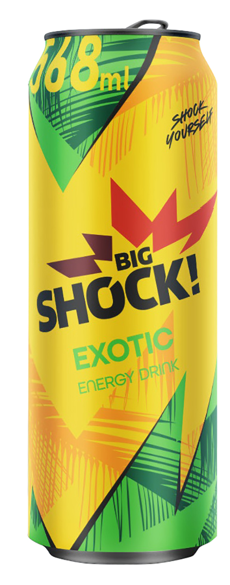 BIG SHOCK! Exotic energetický nápoj 500 ml