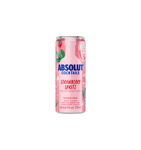 ABSOLUT Strawberry 5 % 12 x 250 ml
