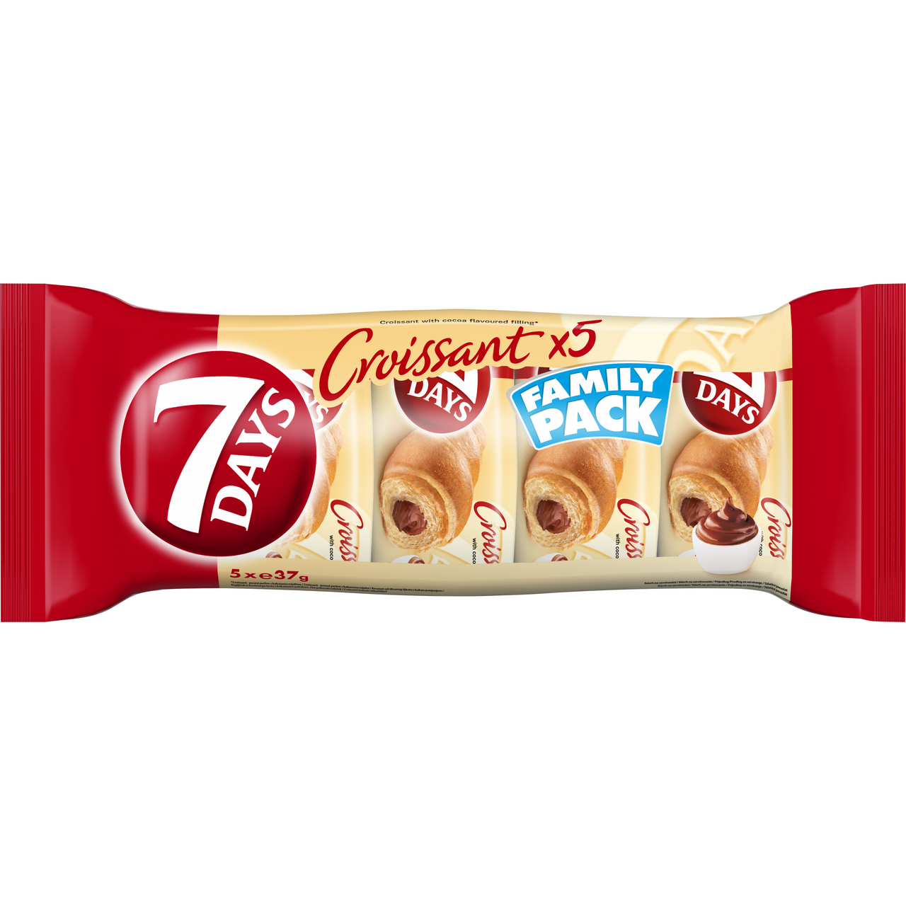 7 DAYS Croissant kakao 5 x 37 g