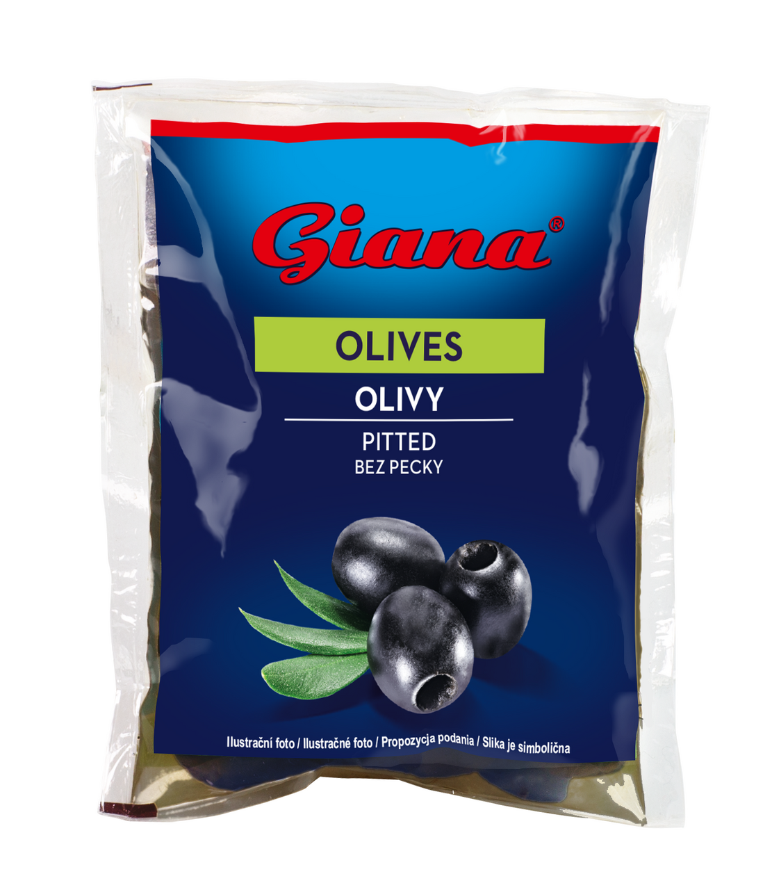 Giana Olivy černé krájené 180 g