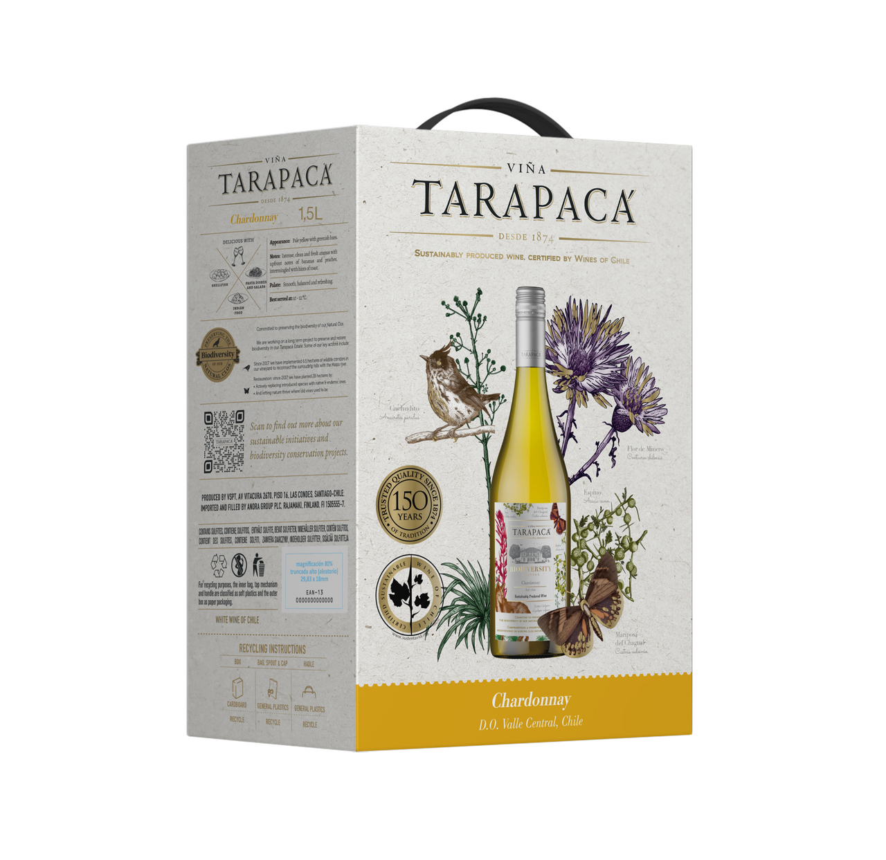 TARAPACÁ Chardonnay 1,5 l BiB
