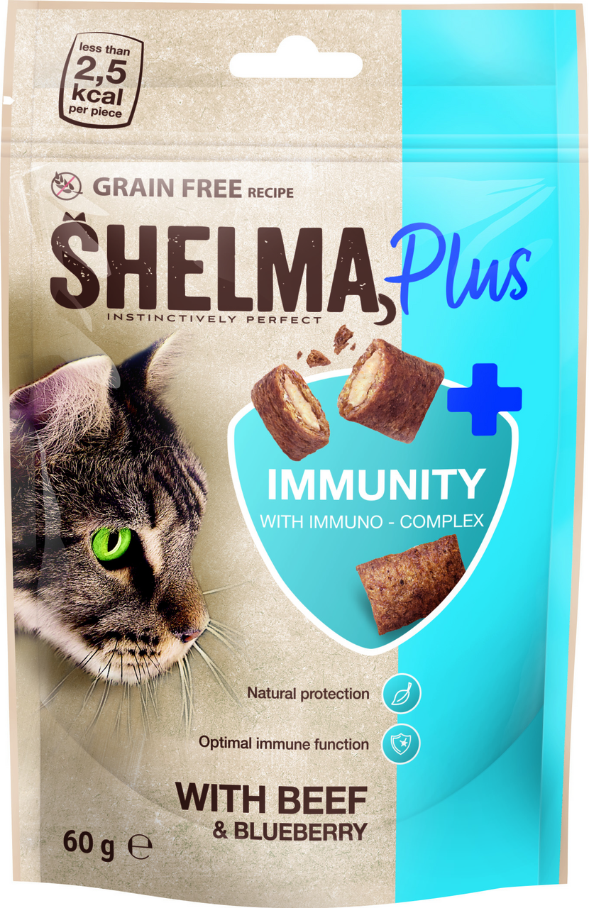 SHELMA Snack hovězí 60 g