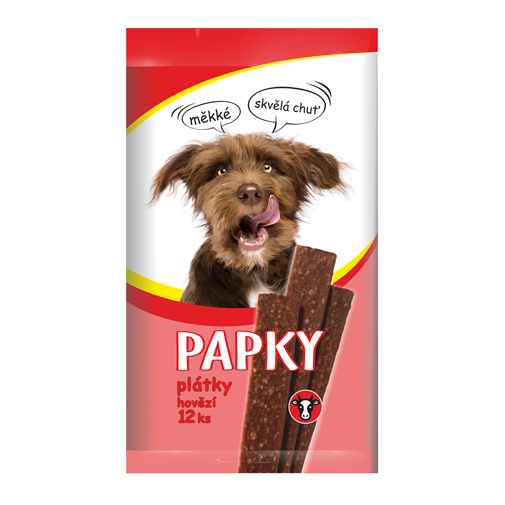 AKINU Papky Plátky hovězí 12 ks