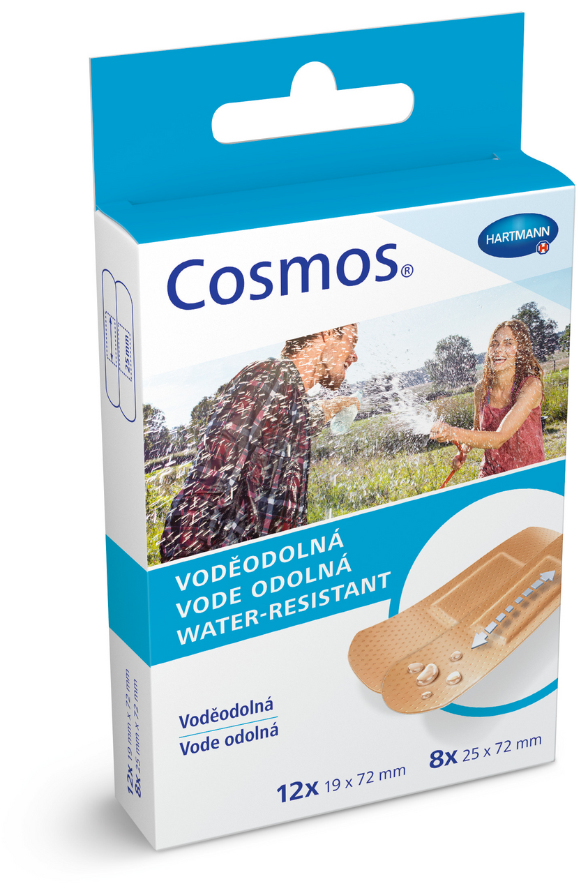 HARTMANN Cosmos Voděodolná náplast 2 velikosti 20 ks