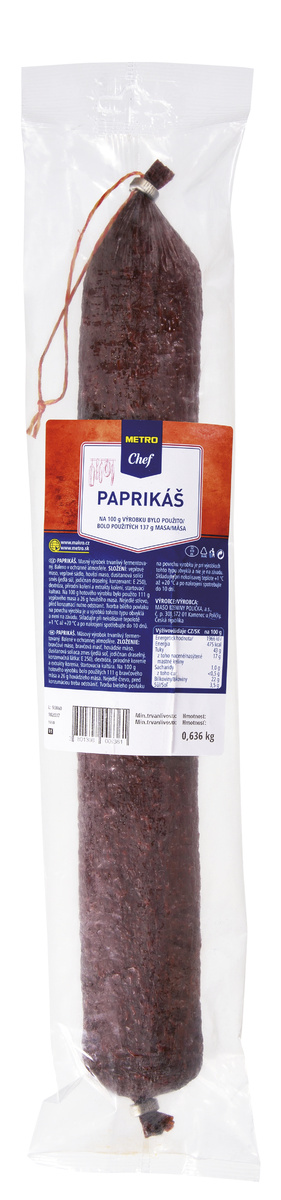 METRO Chef Paprikáš chlaz. Cca 0,75 kg