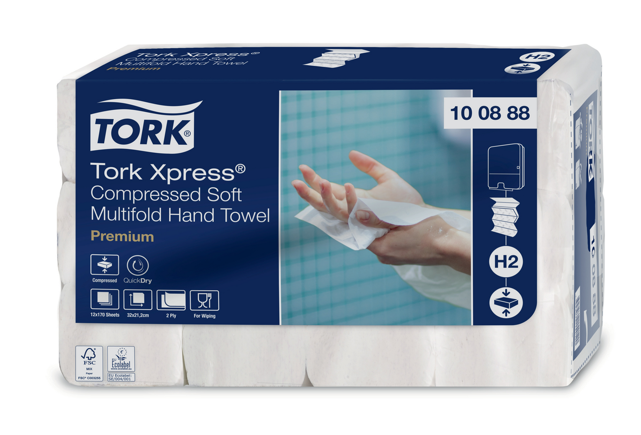 TORK Xpress ZZ 2vrstvé bílé 12 x 170 ks