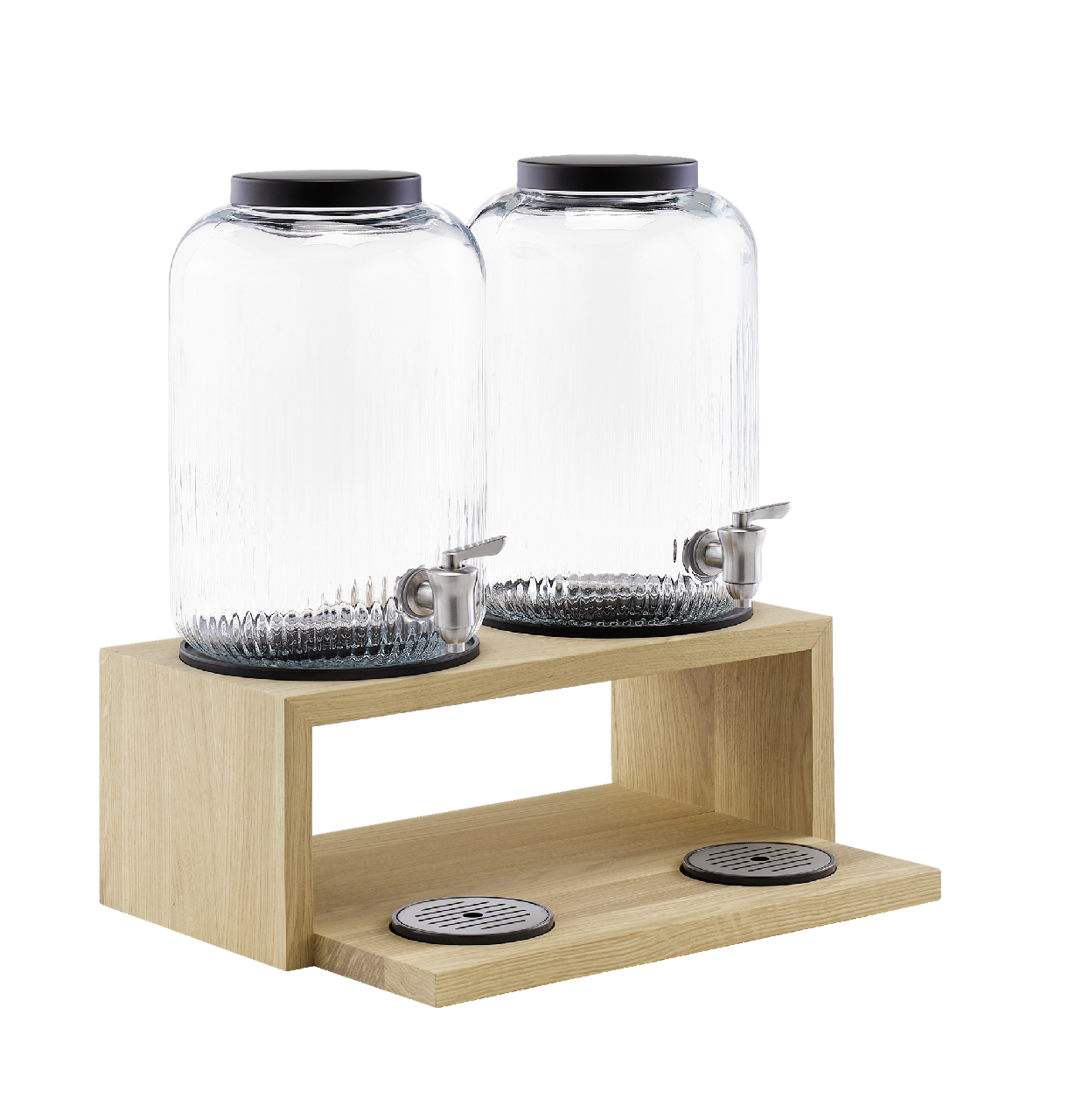 APS Stojan + zásobník Due Dub Valo 7 l dřevo 1 ks