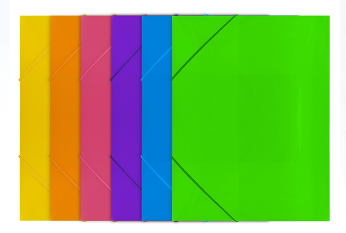 LUMA Desky s gumou A4 neon 1 ks