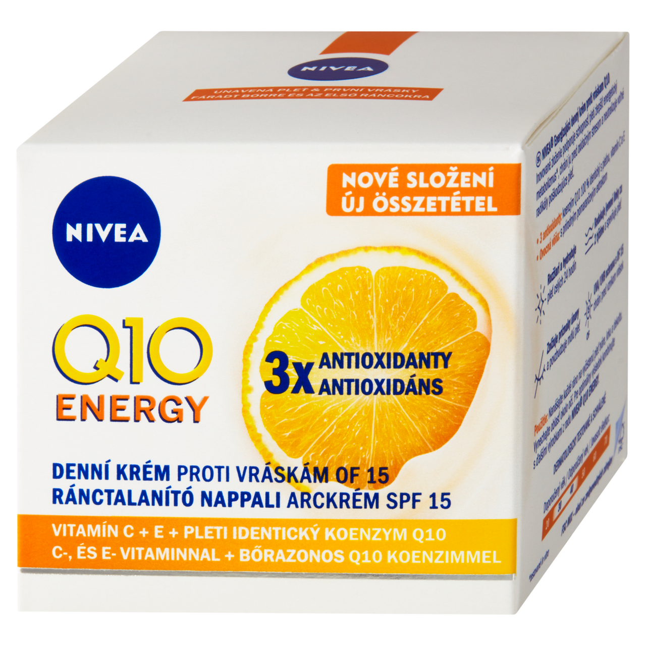 NIVEA Visage energizující denní krém na obličej Q10 50 ml