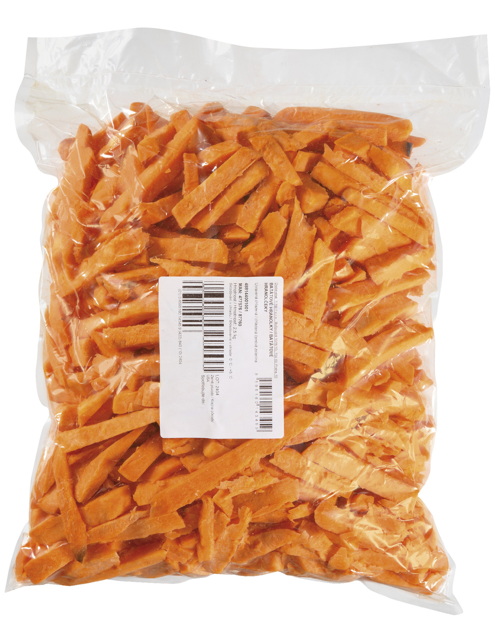 Batátové hranolky 2,5 kg