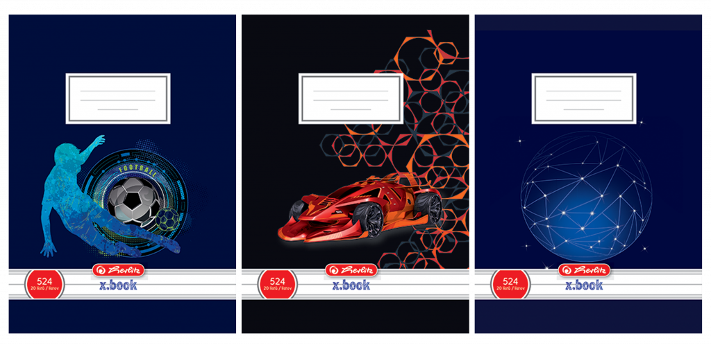 Sešit 524 motivový mix kluci 1 ks