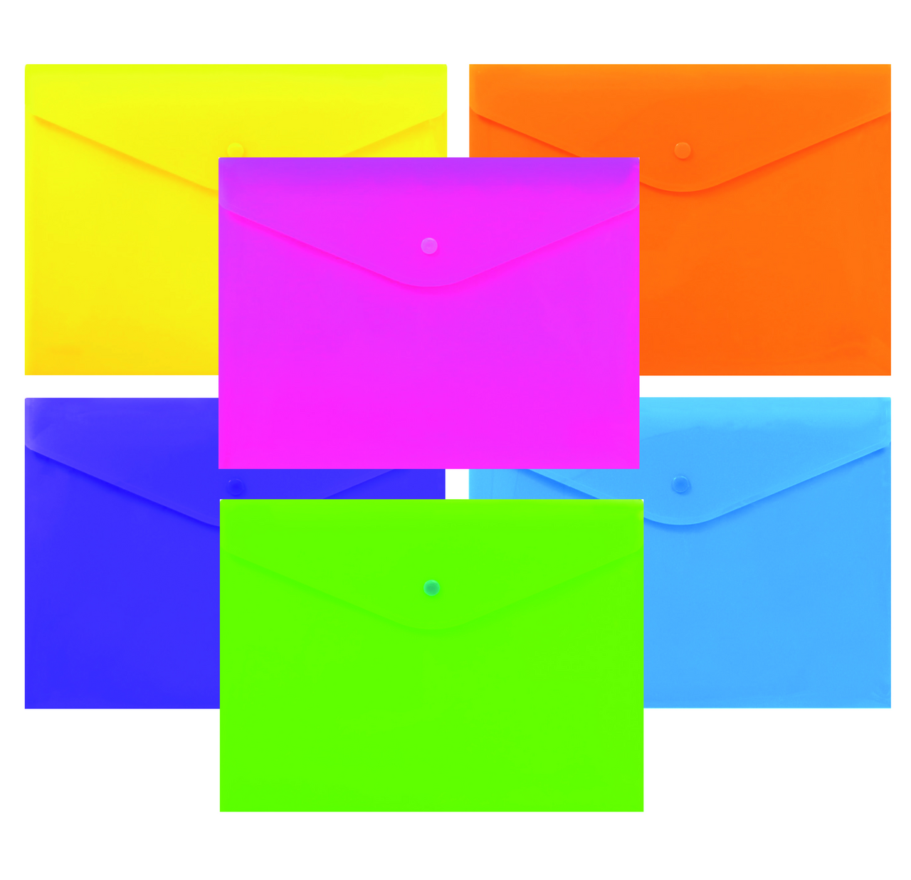 Obal spisový A4 neon mix 1 ks