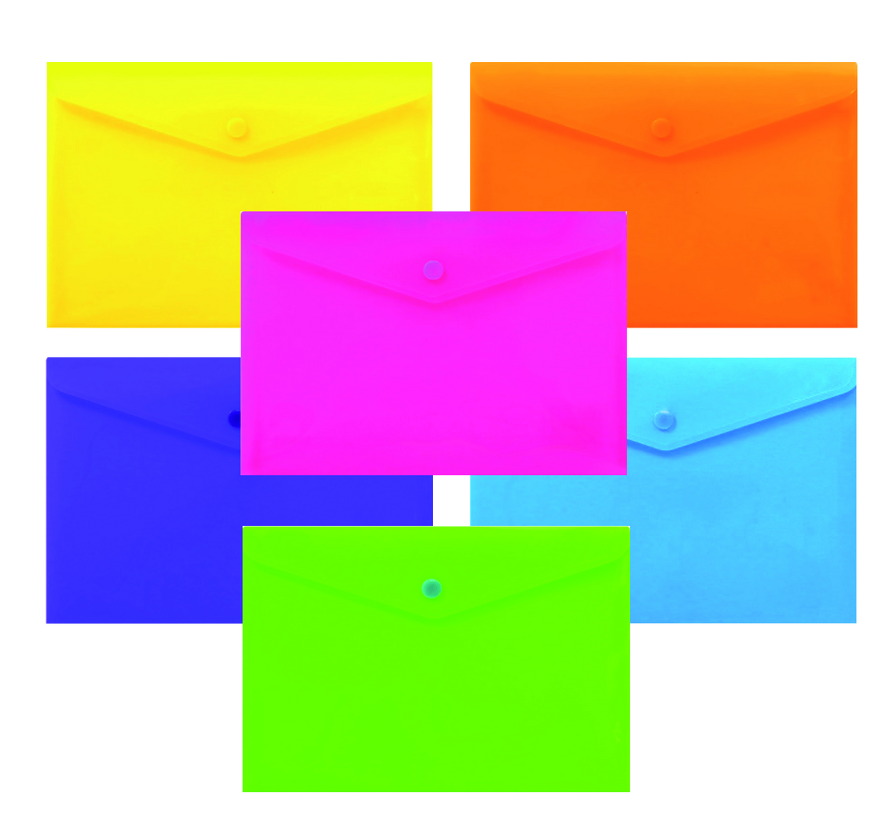 Obal spisový A5 neon mix 1 ks