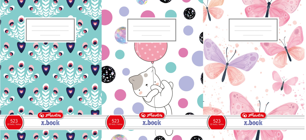 herlitz Sešit 523 motivový mix holky 1 ks