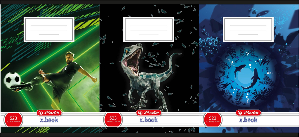 herlitz Sešit 523 motivový mix kluci 1 ks