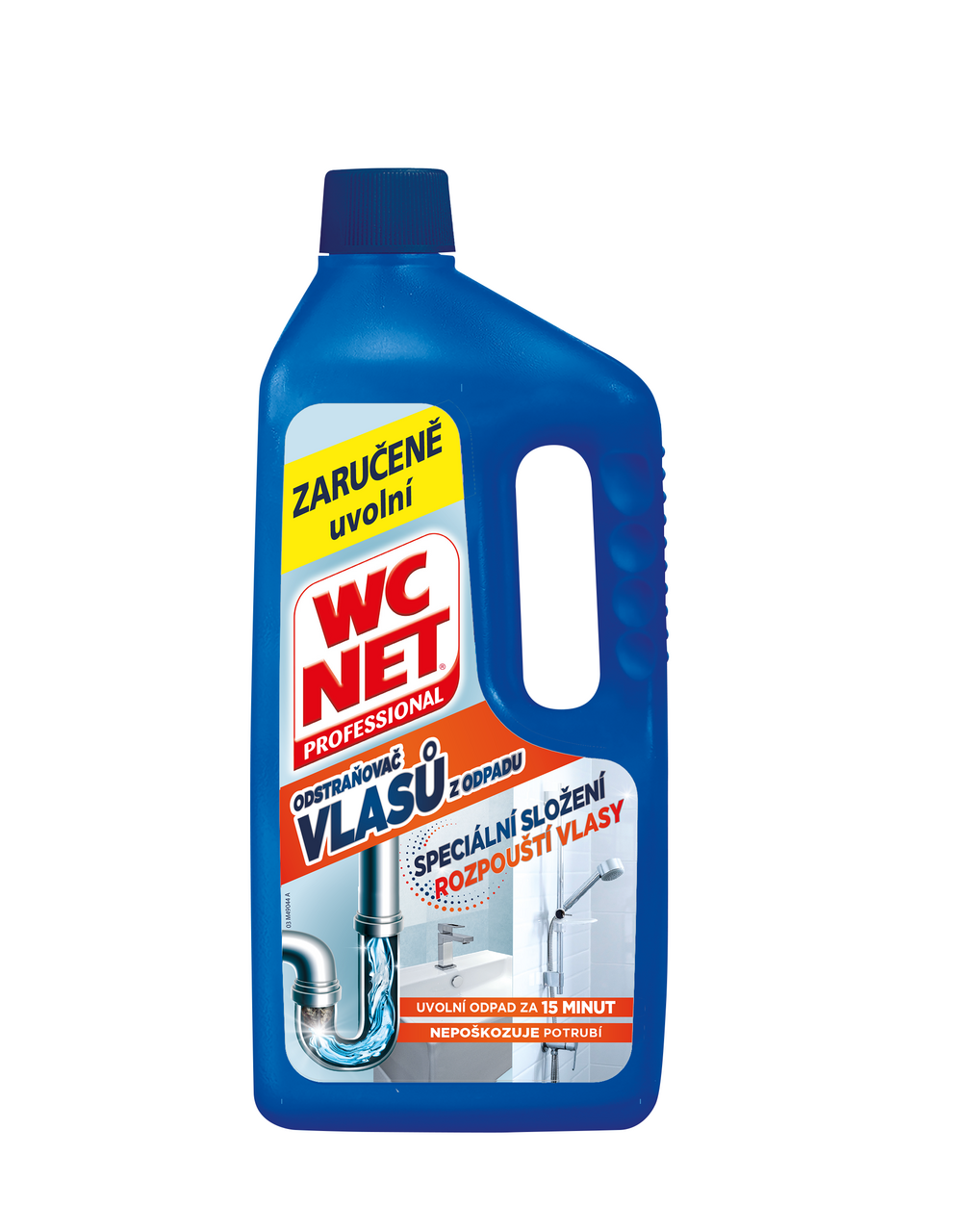 WC NET Hair Gel odstraňovač vlasů 1 l