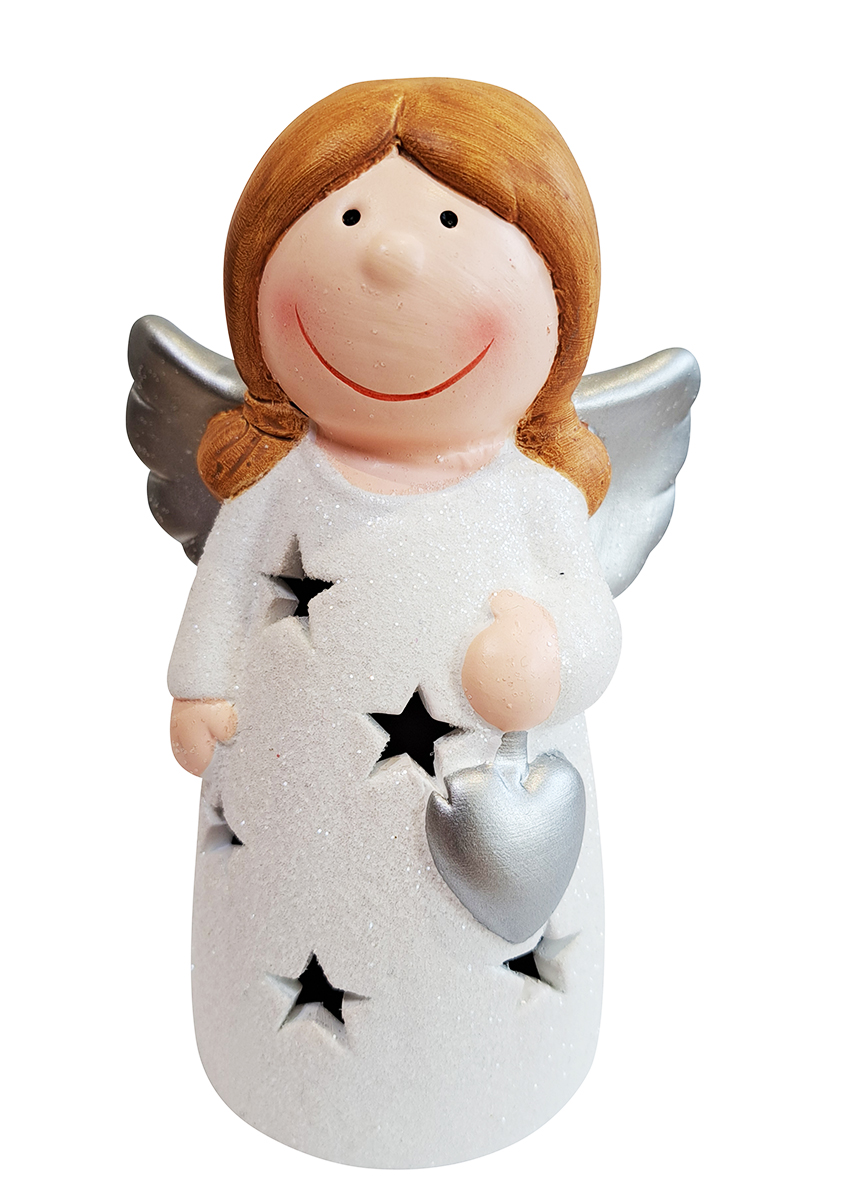 Flexio Porcelánový LED Andílek 2 1 ks