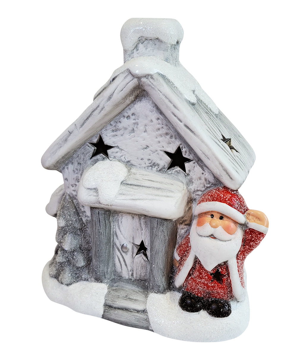 Domek santa LED porcelán 223164 1 ks