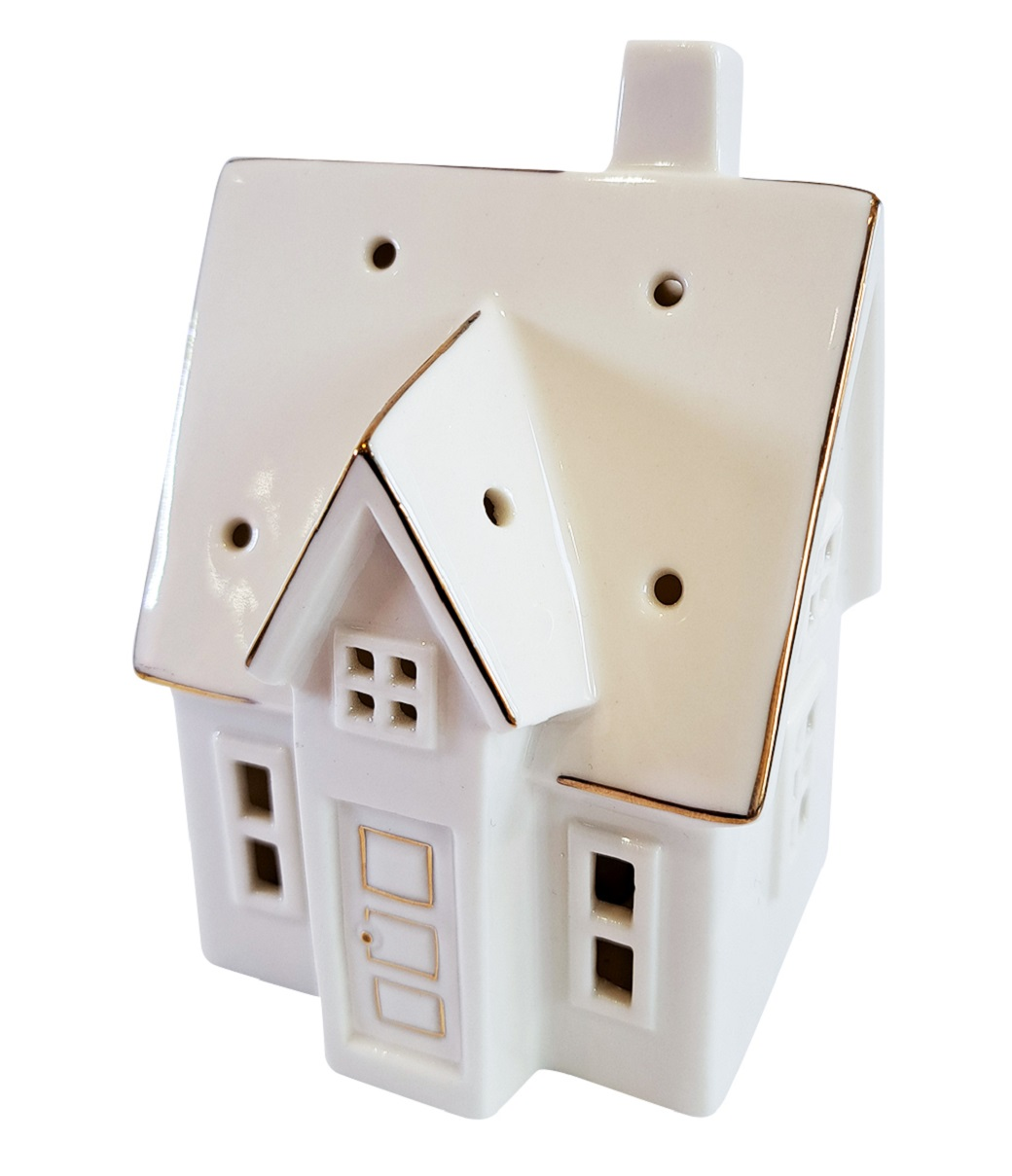 Flexio Porcelánový LED Domek 1 ks