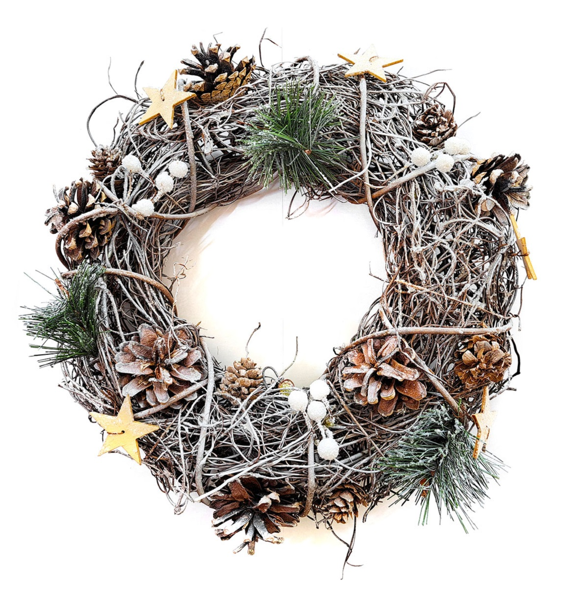 Flexio Věnec zdobený 31 cm stříbrný 1 ks