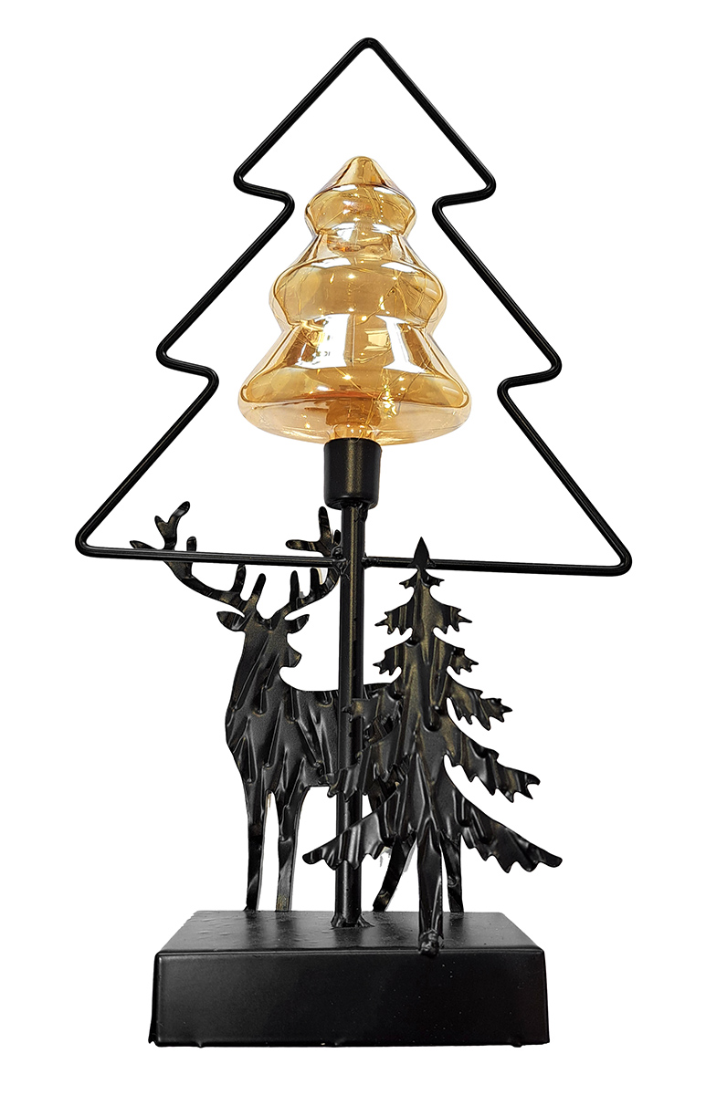 Flexio Dekorace kov + LED strom 1 ks