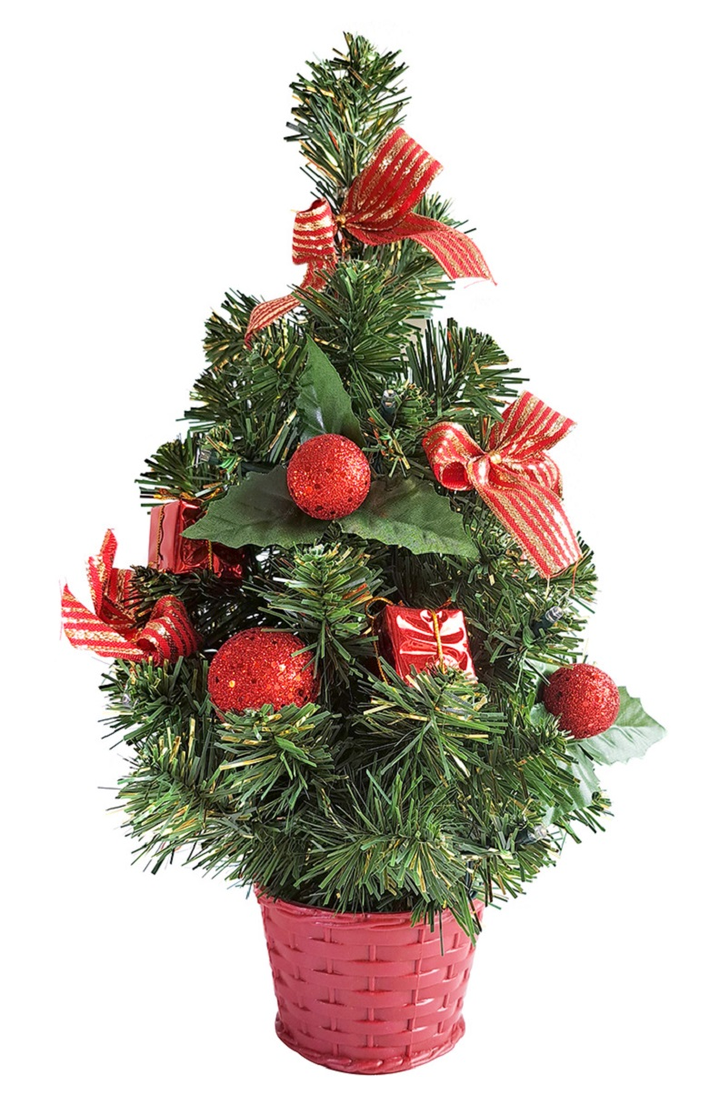 Flexio Strom zdobený LED 40 cm černý 1 ks