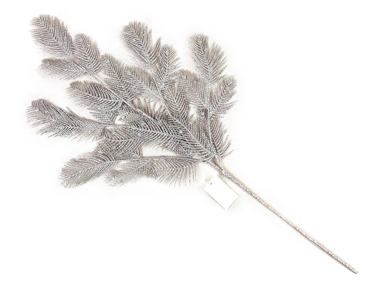 Flexio Dekorace kytka 2 stříbrná 1 ks