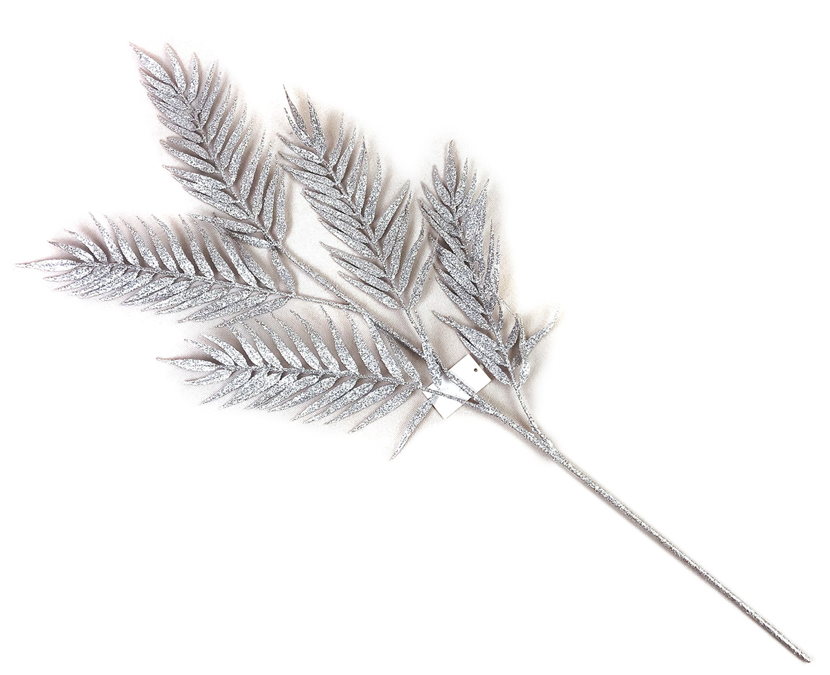 Flexio Dekorace kytka 3 stříbrná 1 ks