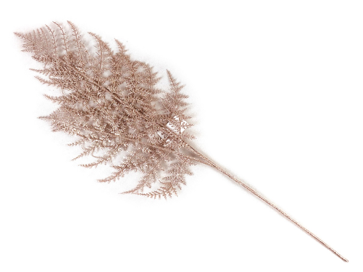 Flexio Dekorace kytka 5 růžovo zlatá 1 ks