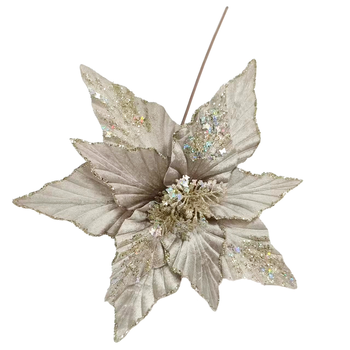 Flexio Dekorace kytka DIA 34 cm šedá 1 ks