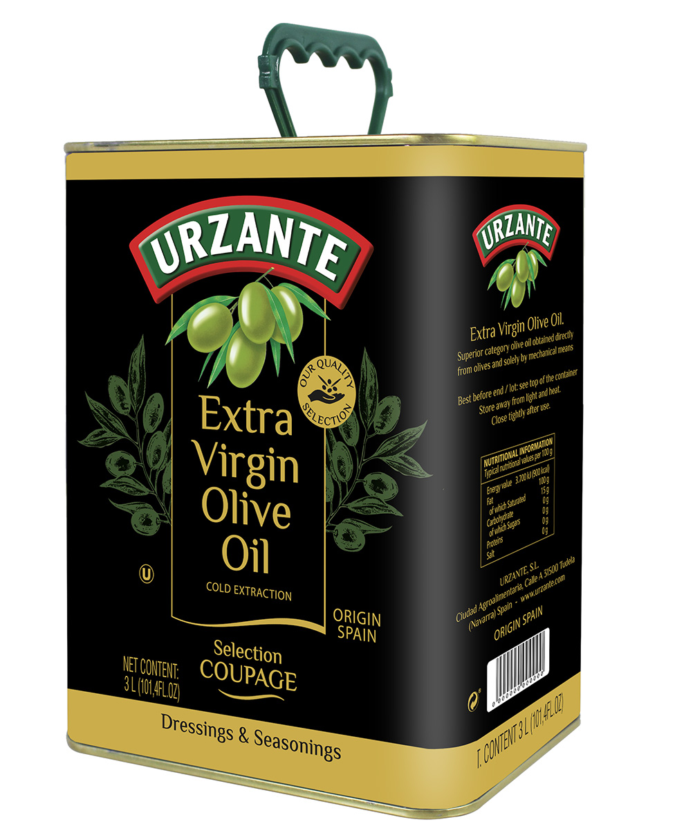 Urzante Olivový Olej Extra Panenský 3 l plech