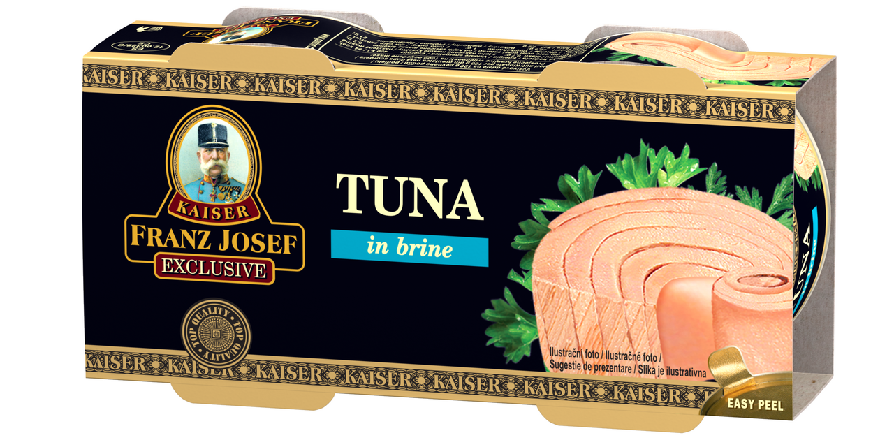FRANZ JOSEF KAISER Tuňák celý ve vlastní šťávě 2 x 80 g