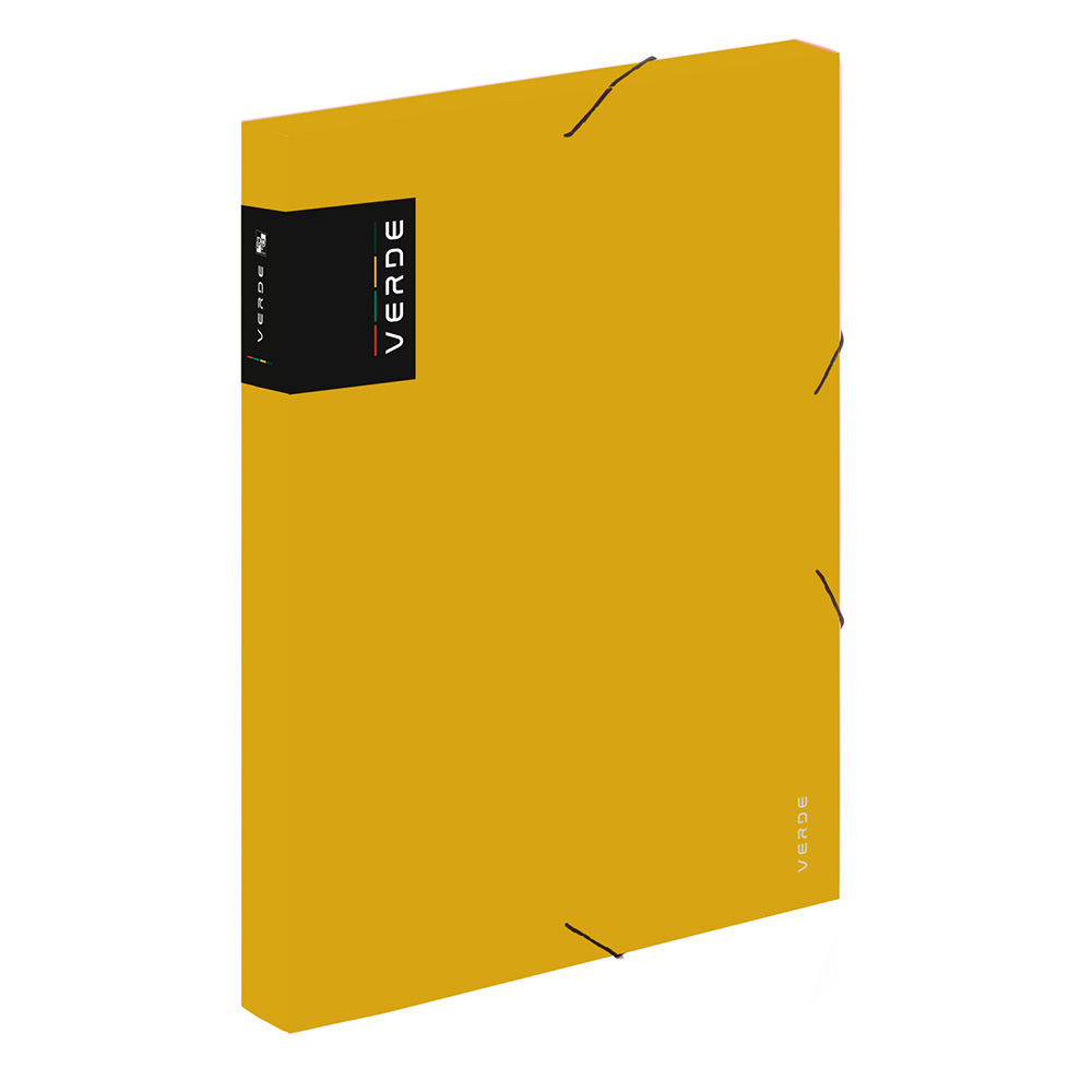 KARTON P+P Krabice A4 Verde hořčice 1 ks