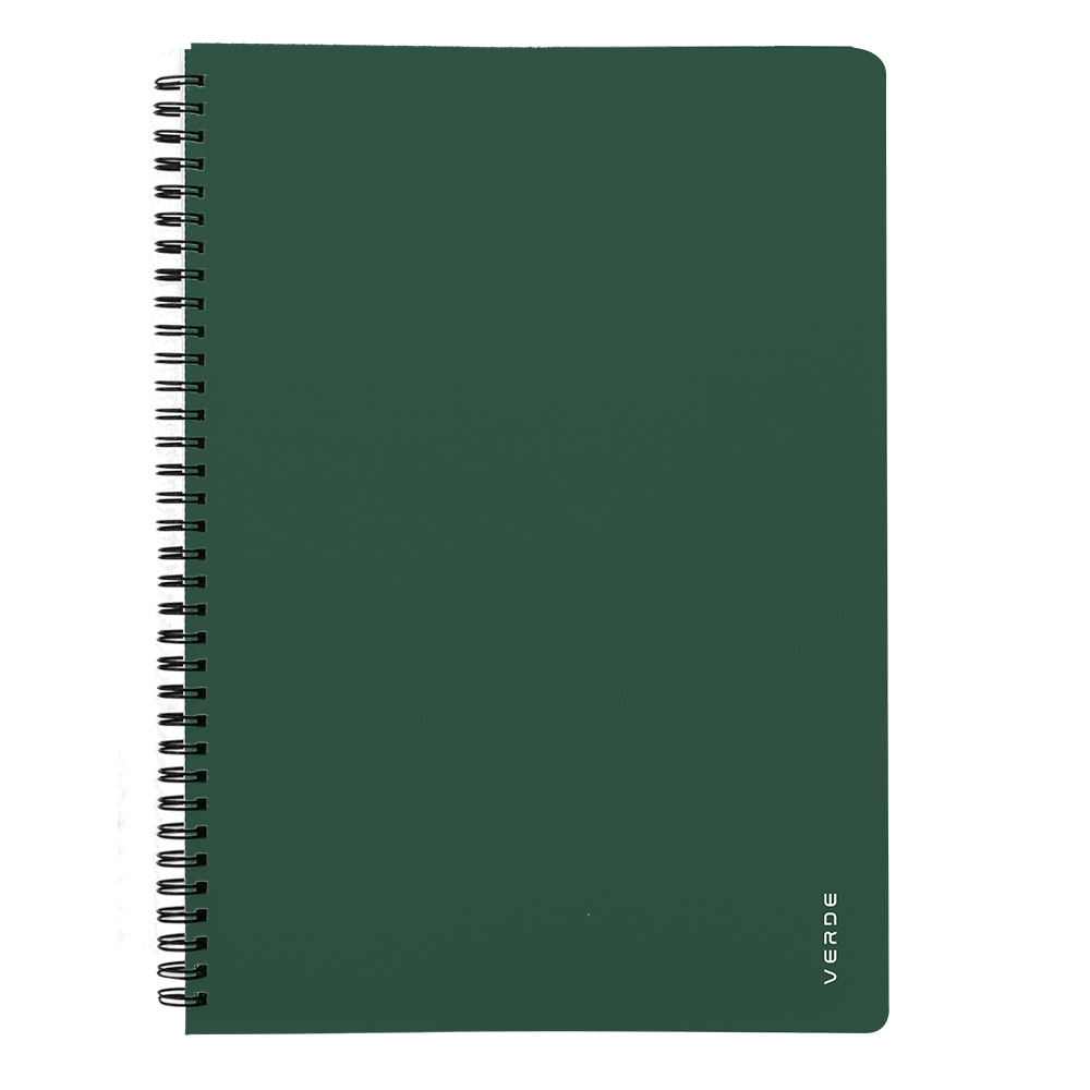 KARTON P+P Twin Wire Blok A4 PP Verde zelená 1 ks