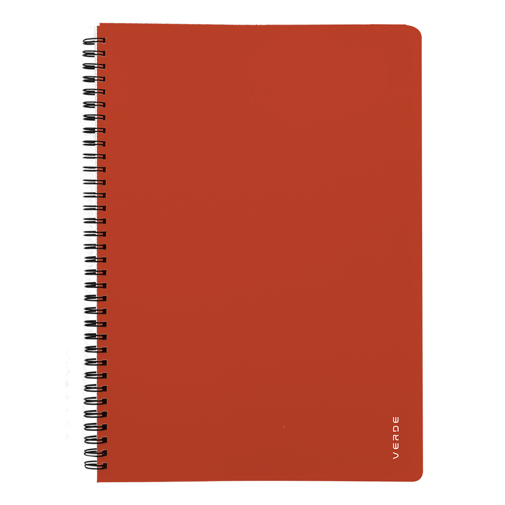 KARTON P+P Twin Wire Blok A4 PP Verde cihlová 1 ks