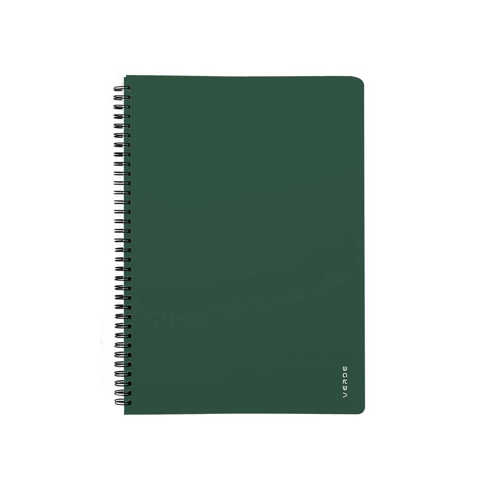 KARTON P+P Twin Wire Blok A5 PP Verde zelená 1 ks