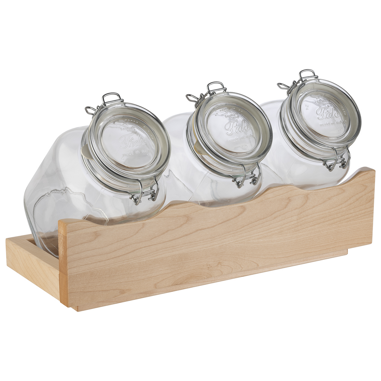 APS Sada 4dílná Cere GM 3 x 2 l dřevo sklo béžová 1 ks