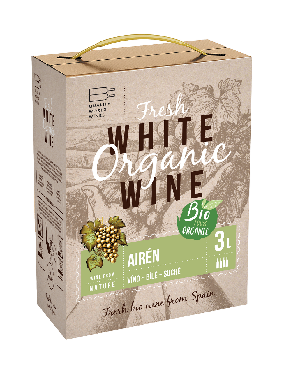 Airén BIO bílé 3 l BiB