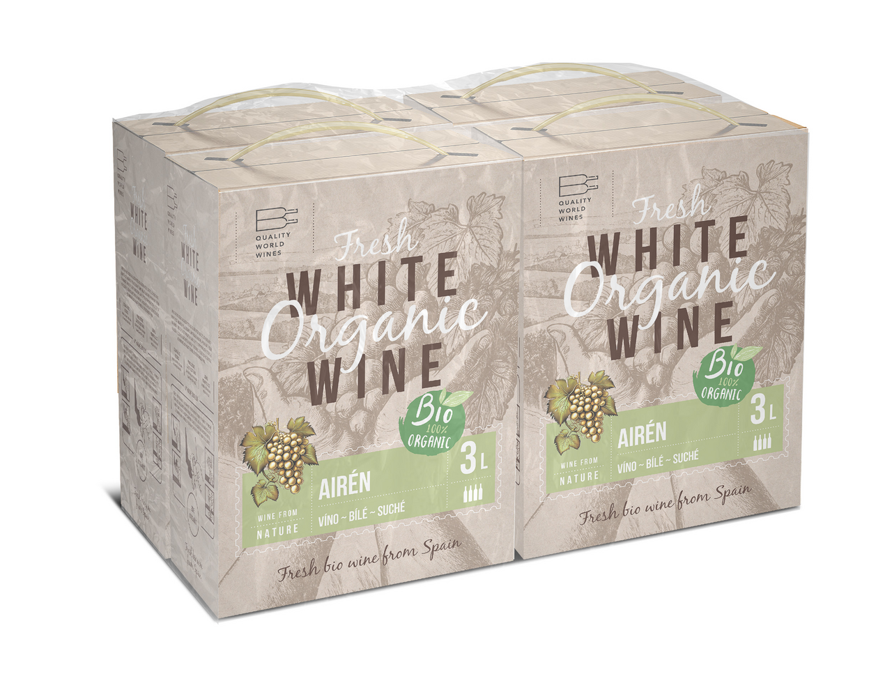 Airén BIO bílé 4 x 3 l BiB