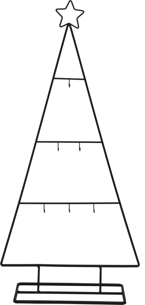 Strom kov 28 x 60 cm černý 1 ks