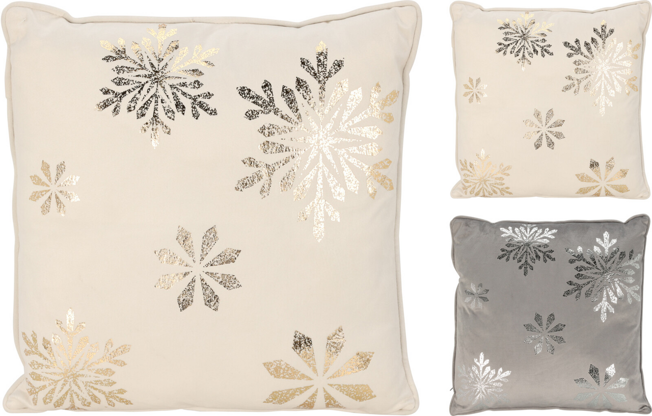 Polštář vločka 40 x 40 cm 1 ks