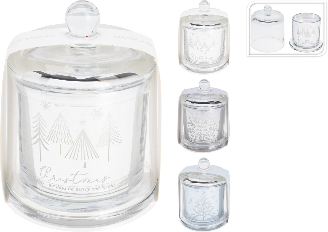 Vonná svíčka ve skle 11 cm 3ASS 1 ks