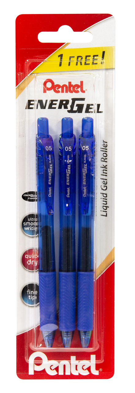 Pentel EnerGel BLN105 Gelový roller 0,5 mm 2 + 1 ks