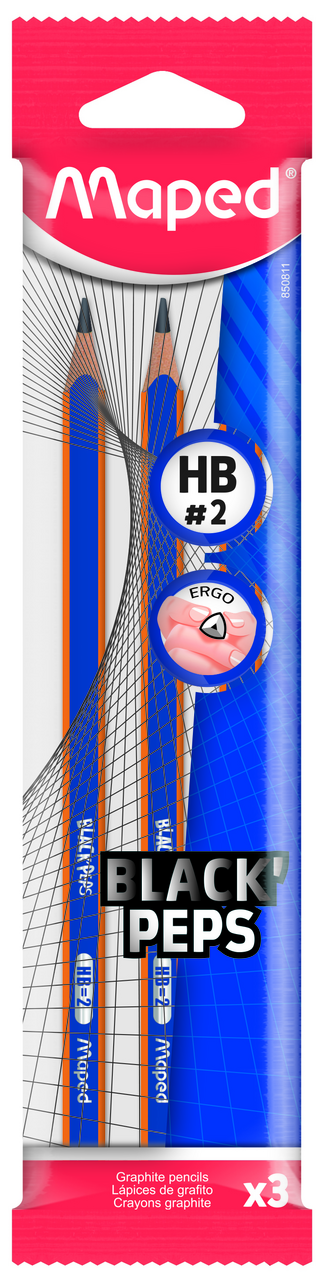 Maped Grafitová tužka Navy HB 3 ks