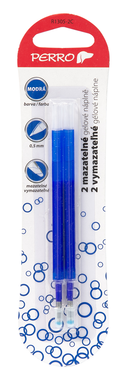 Náplň pro perro 0,5 mm modrá 2 ks