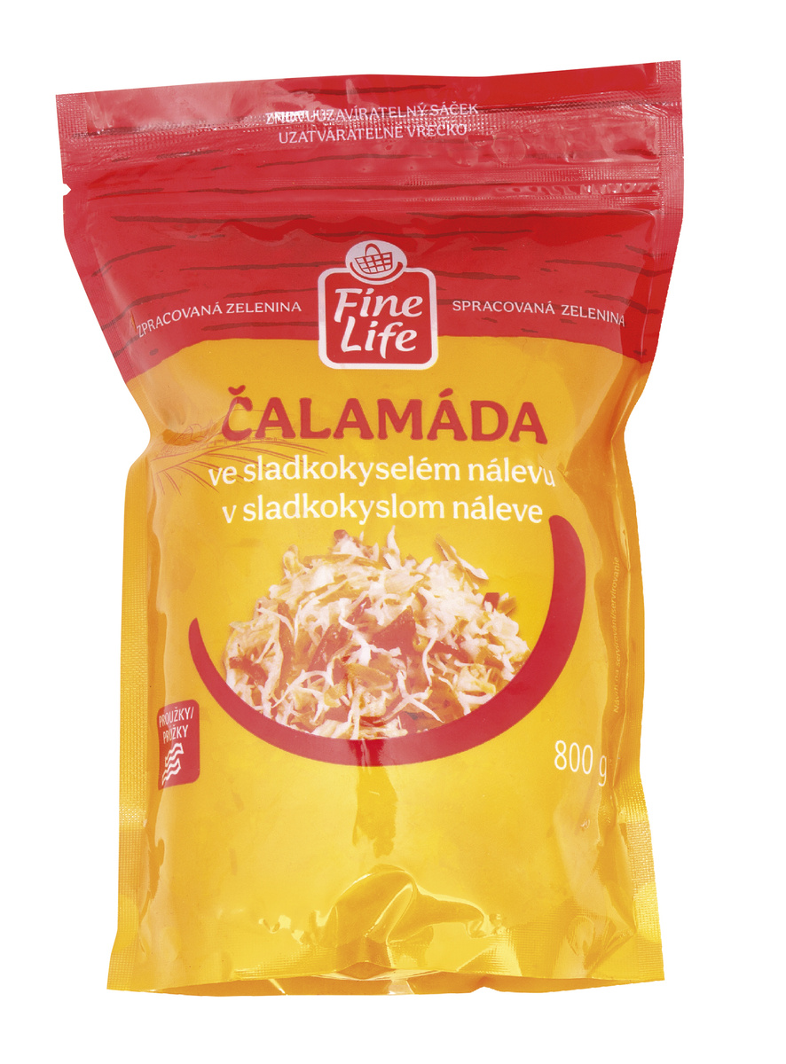 Fine Life Čalamáda ve sladkokyselém nálevu 800 g