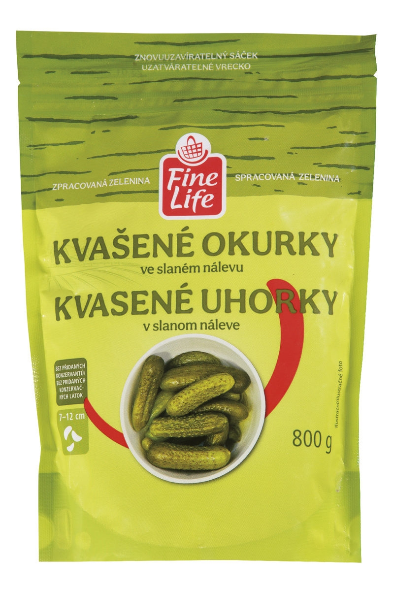 Fine Life Kvašené okurky 800 g