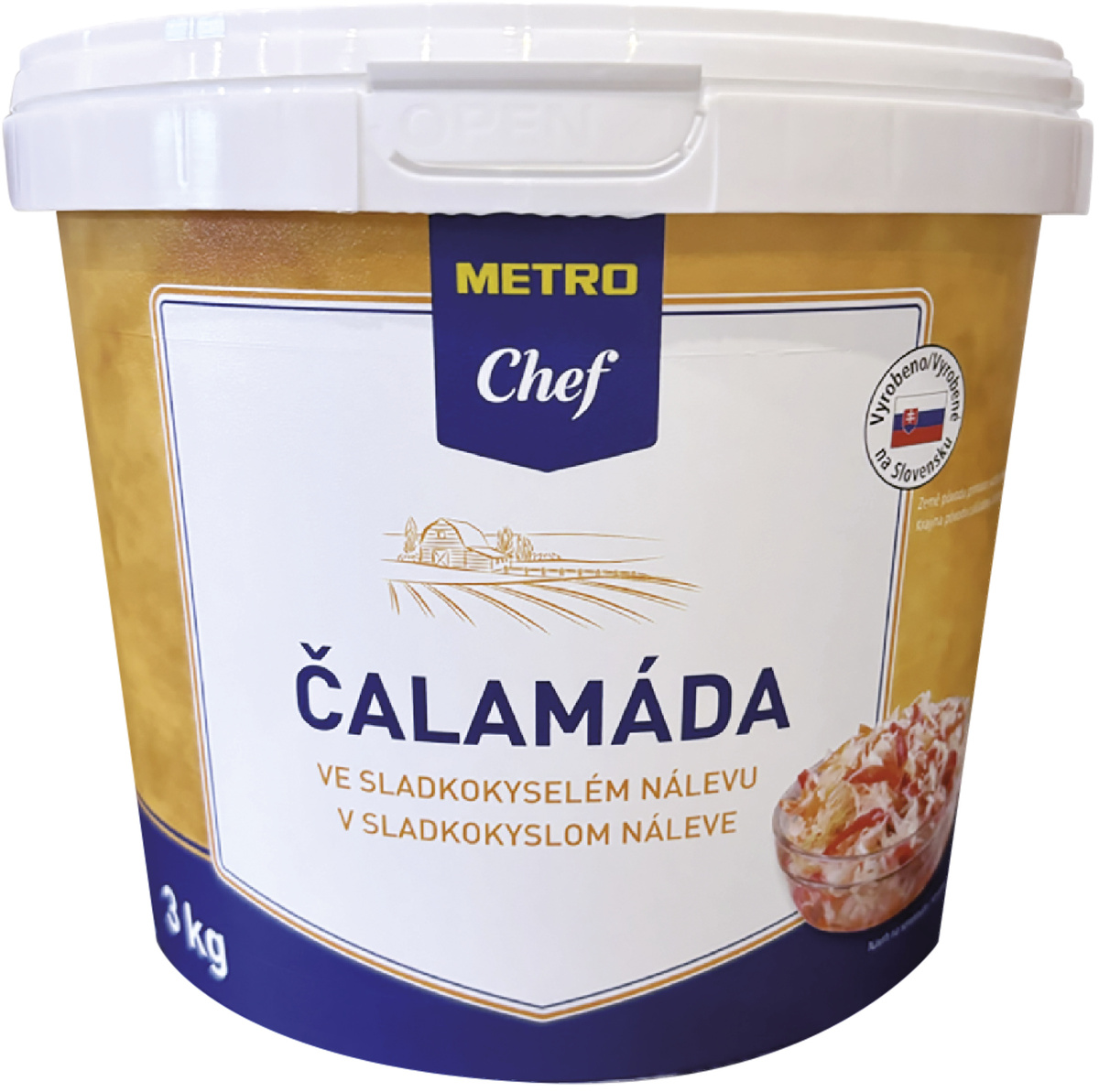 METRO Chef Čalamáda ve sladkokyselém nálevu 3 kg